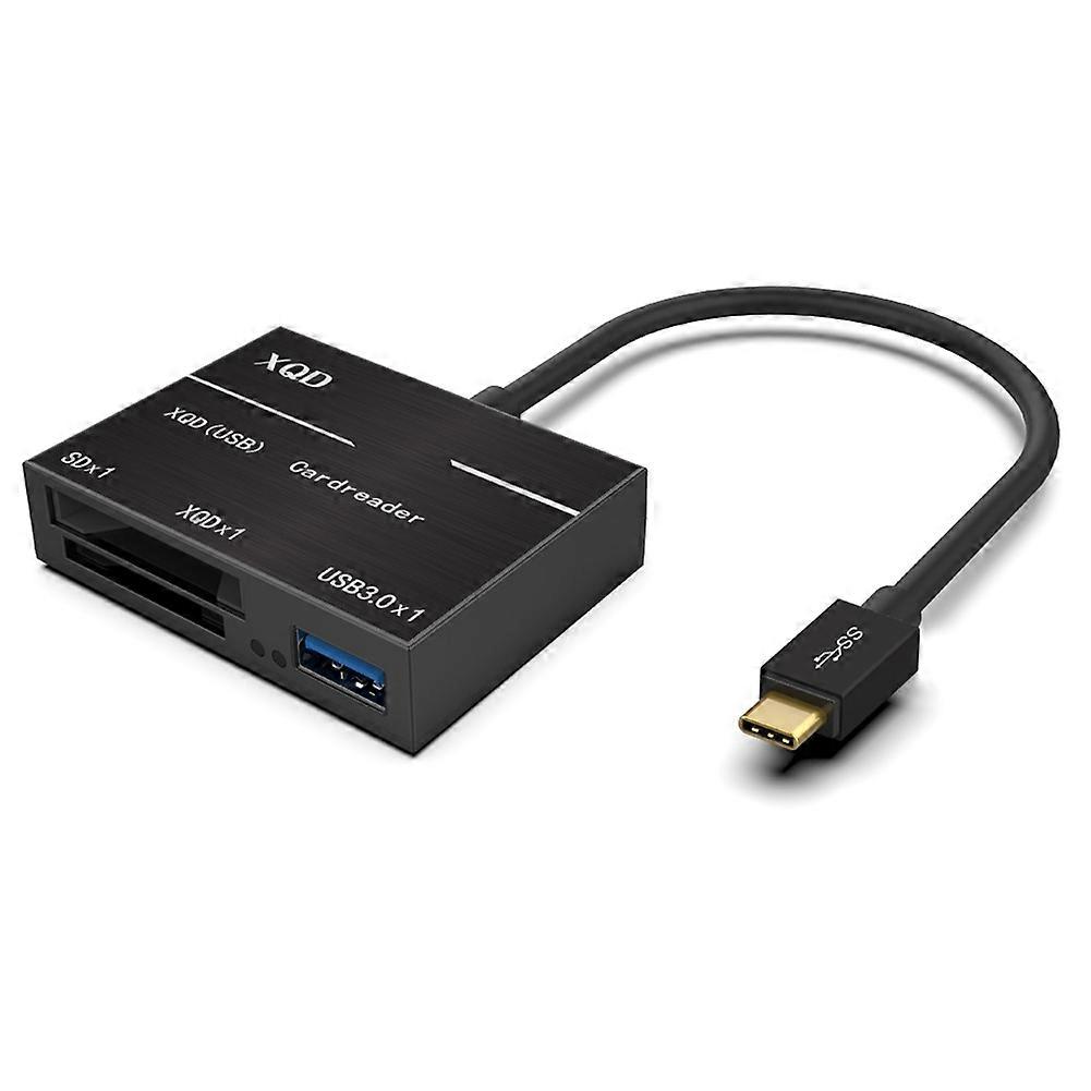 Type-C to XQD Card Reader SD High-Speed Card Reader USB3.0 HUB High-Speed Compatible with USB3.0/2.