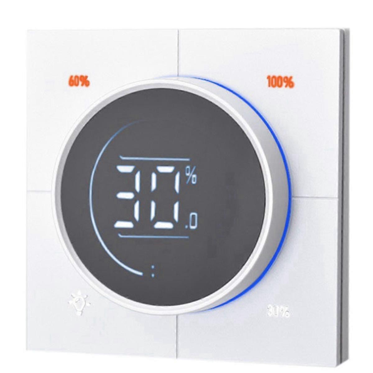 Infinite Knob Dimmer Regulator Zigbee 3.0 PC Panel Wall Light Switch 150-300W AC 110-240V Digital L