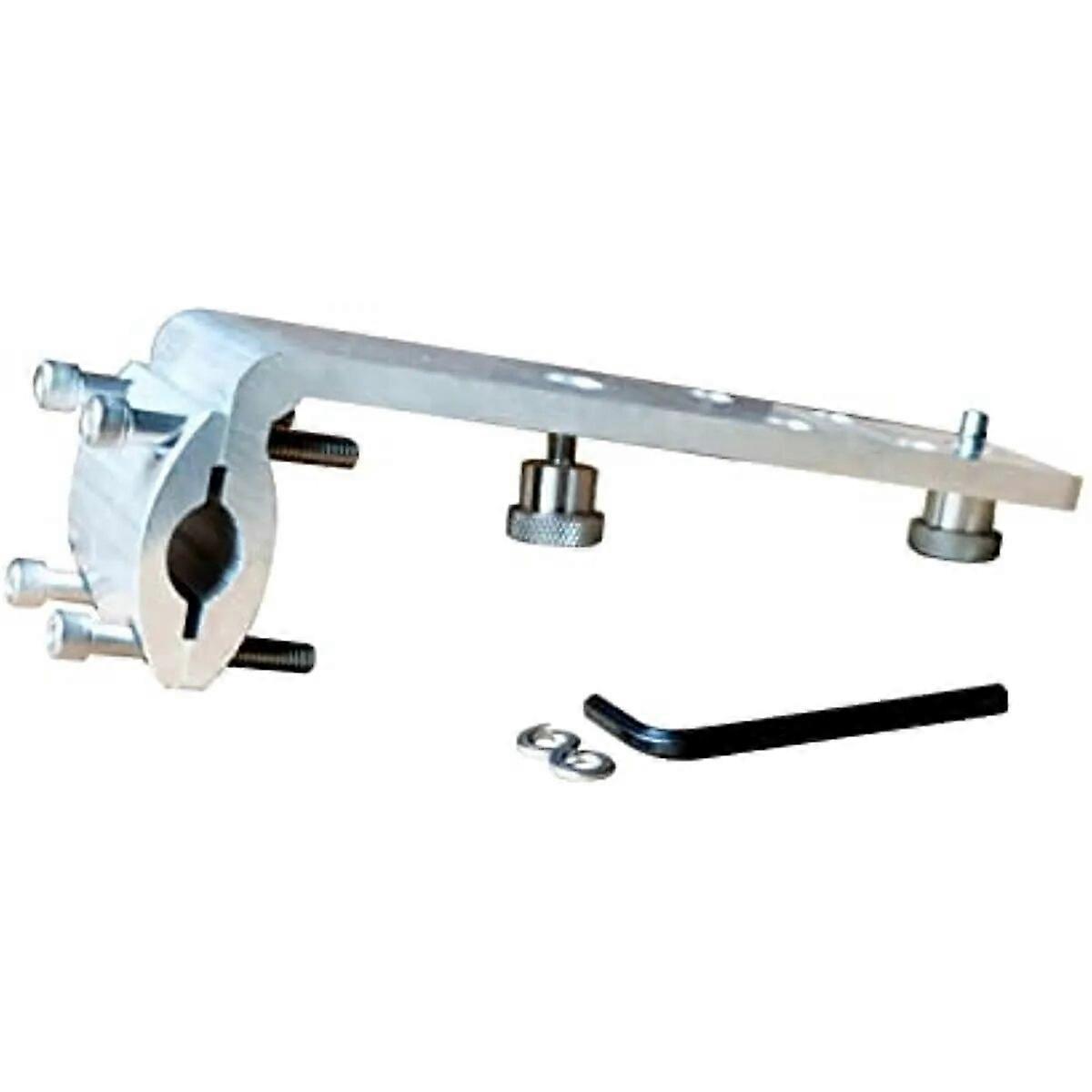 58182 Grill Rail Mount for RV Boat Camping in/Outboard 7/8 to 1-1/4 Round or 1-1/4 Square Horizontal Railings Aluminum