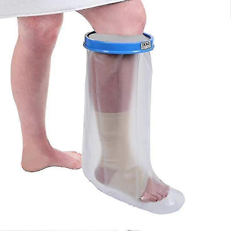 Wide Adult Short Leg Water Proof Leg Cast Cover For Showerwatertight Foot Protector