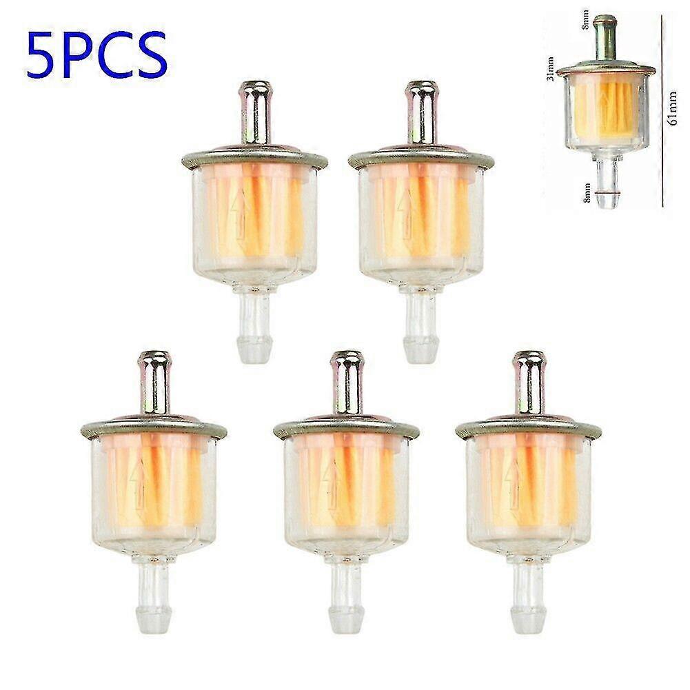 Fuel Filter Accessory Parts Replacement Motorcycle Rv's Universal Useful(yellow)(5pcs)