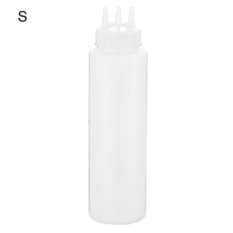 Refillable Squeeze Bottle Food Grade 3 Hole Large Capacity Condiment Bottles For Kitchen