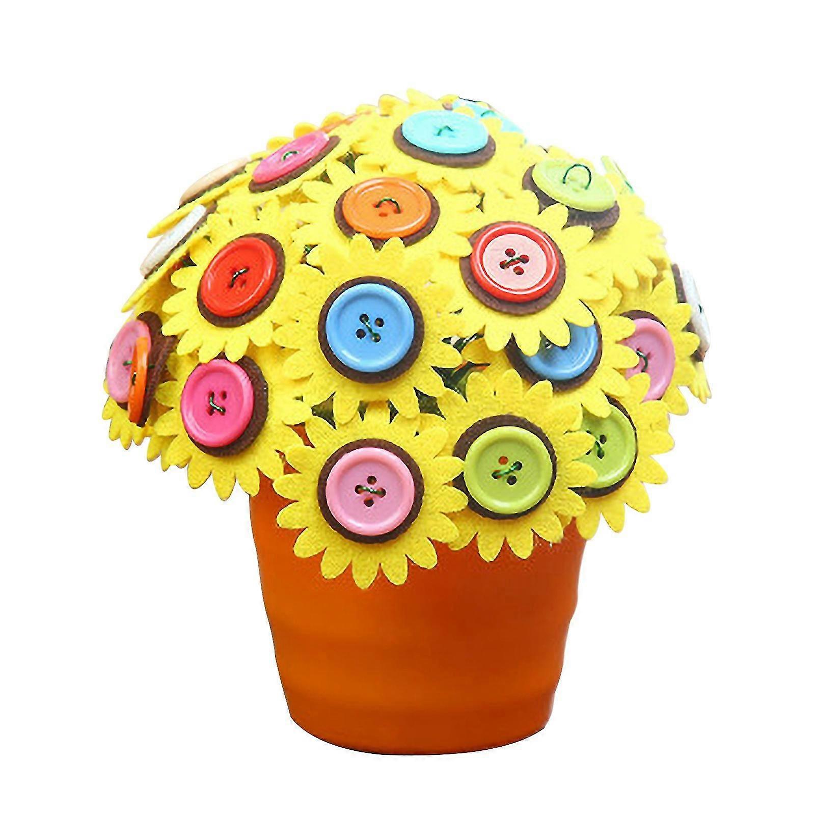 Mother's Day Handmade Diy Button Bouquet Material Package