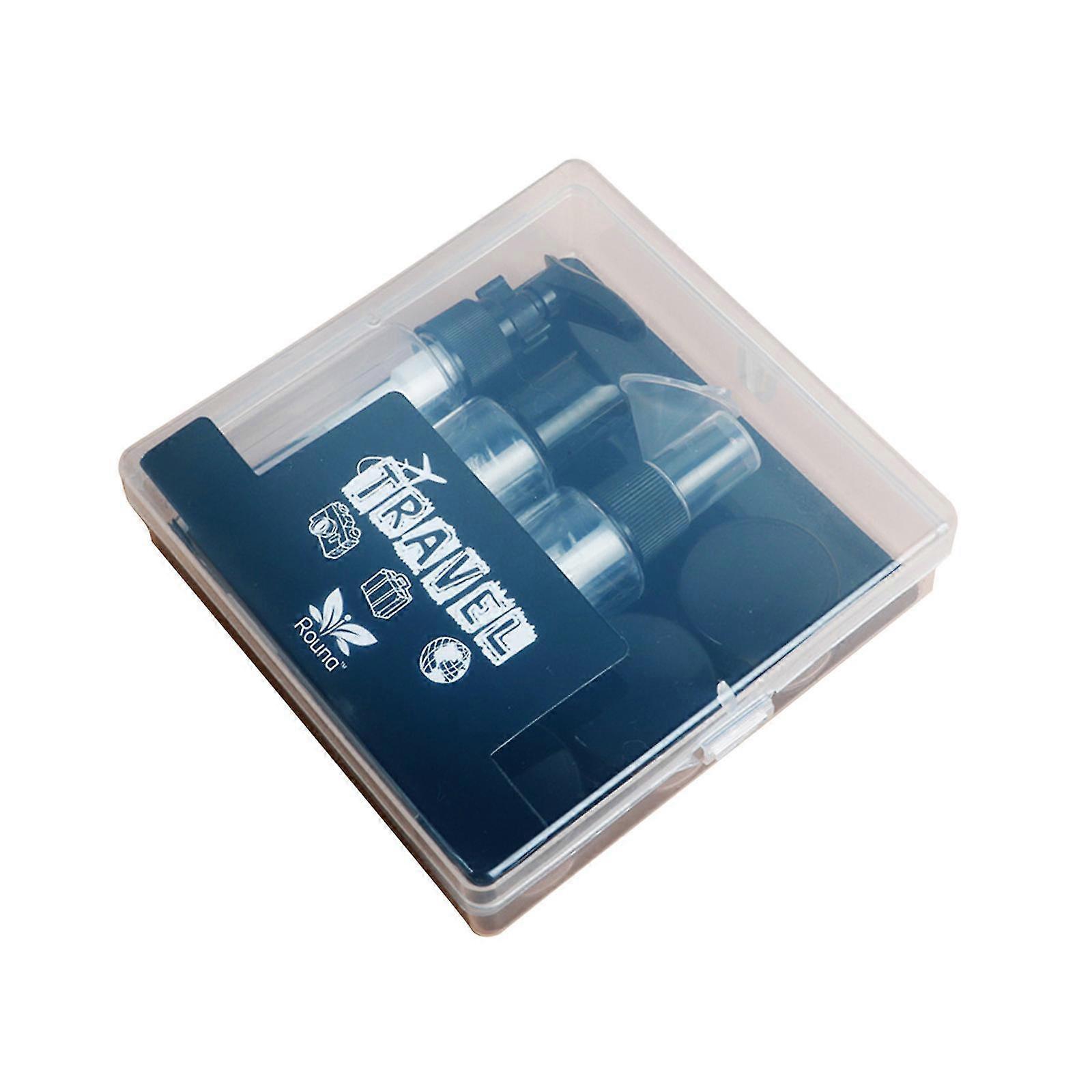 8-pack Plastic Empty Travel Bottles Toiletry Cosmetic Refillable Containers