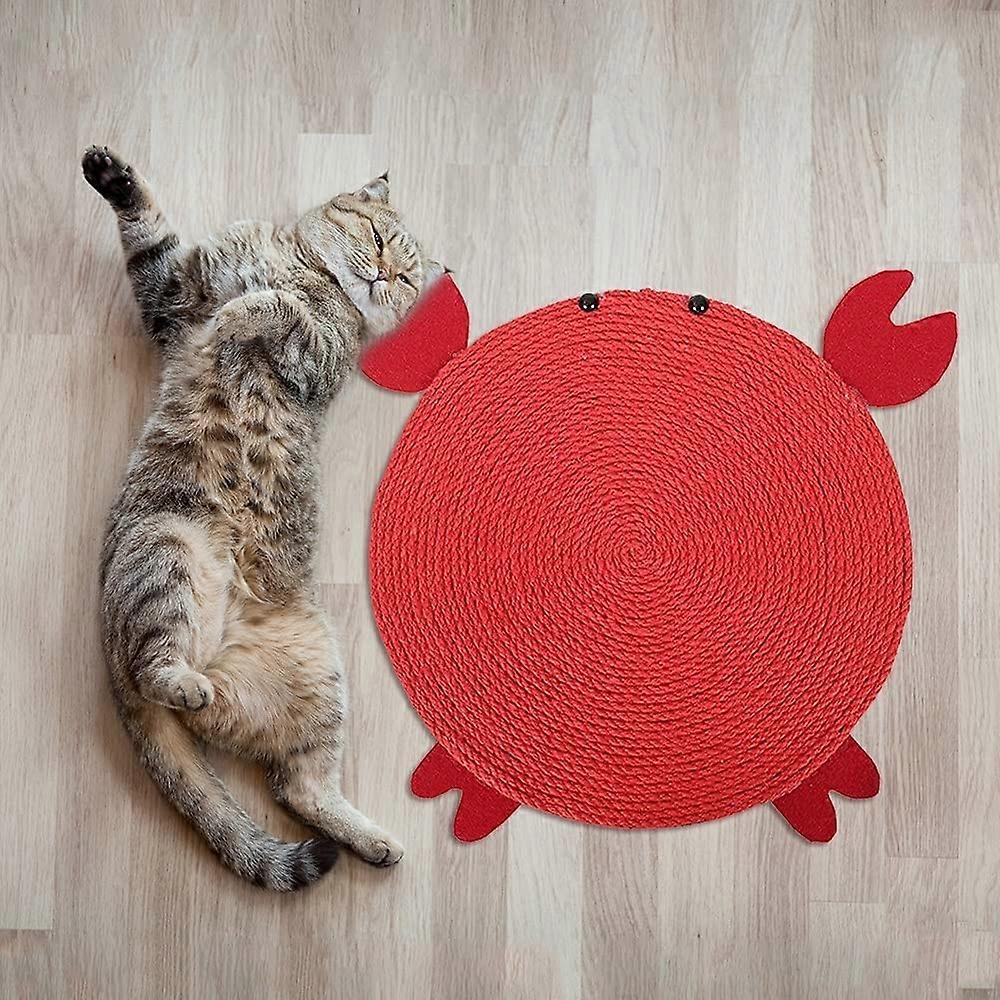 Cat Scratch BoardCat Scratch Mat Sisal Mat Anti-Scratch EVA Anti-Slip Mat Cat Toy Protection Sofa FurnitureCrab Style