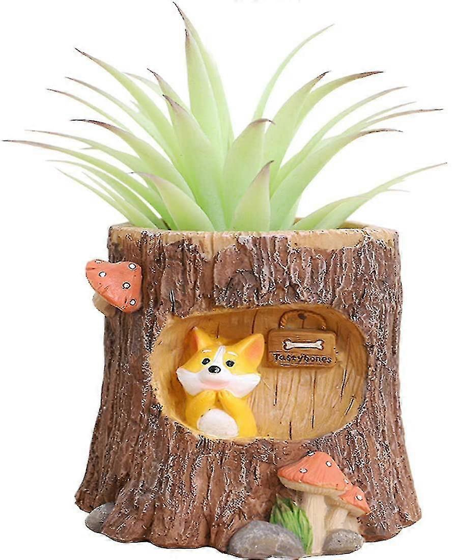 4 Inch Hanging Succulent Pots With Drainage Holes, Unbreakable Small Plant Pots-plants Not Included
