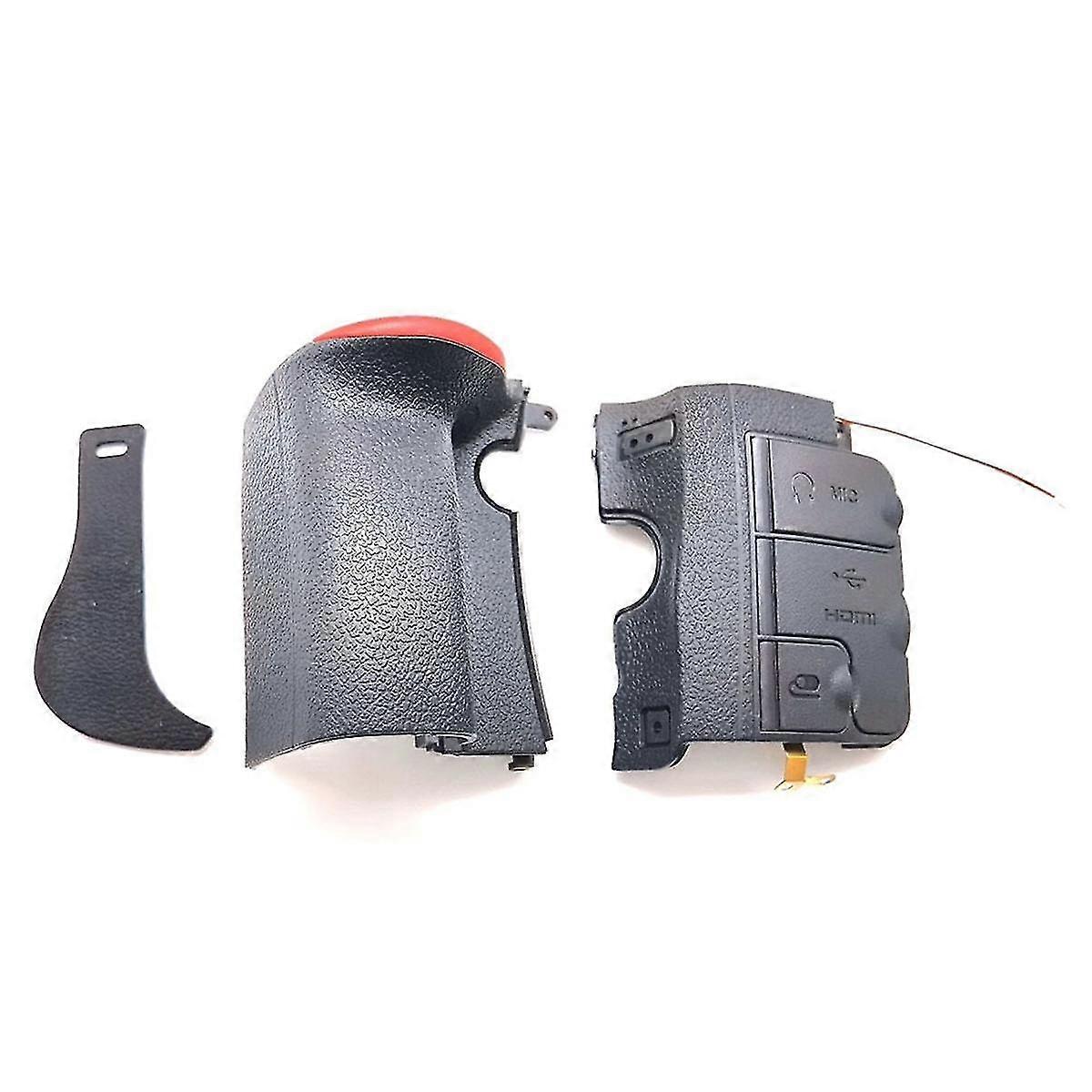 3pcs για το D600 D610 λαστιχένιο μέρος χεριών μονάδων κάλυψης μονάδων κάλυψης σωμάτων λαβών φωτογραφικών μηχανών