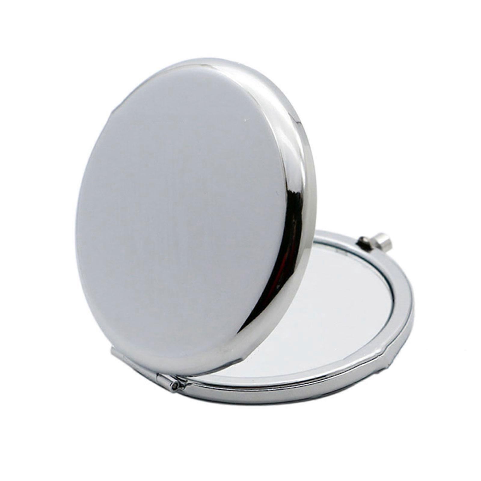 Mini Folding Mirror Round Compact Mirror Portable Pocket Mirror Makeup