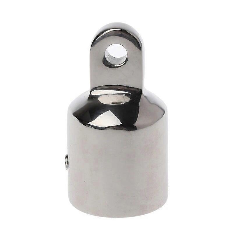 OCR Stainless Steel Bimini Top Eye End Caps (4Pcs) - 0.98"/25mm For 1" OD Tubing, Marine Boat Fittings