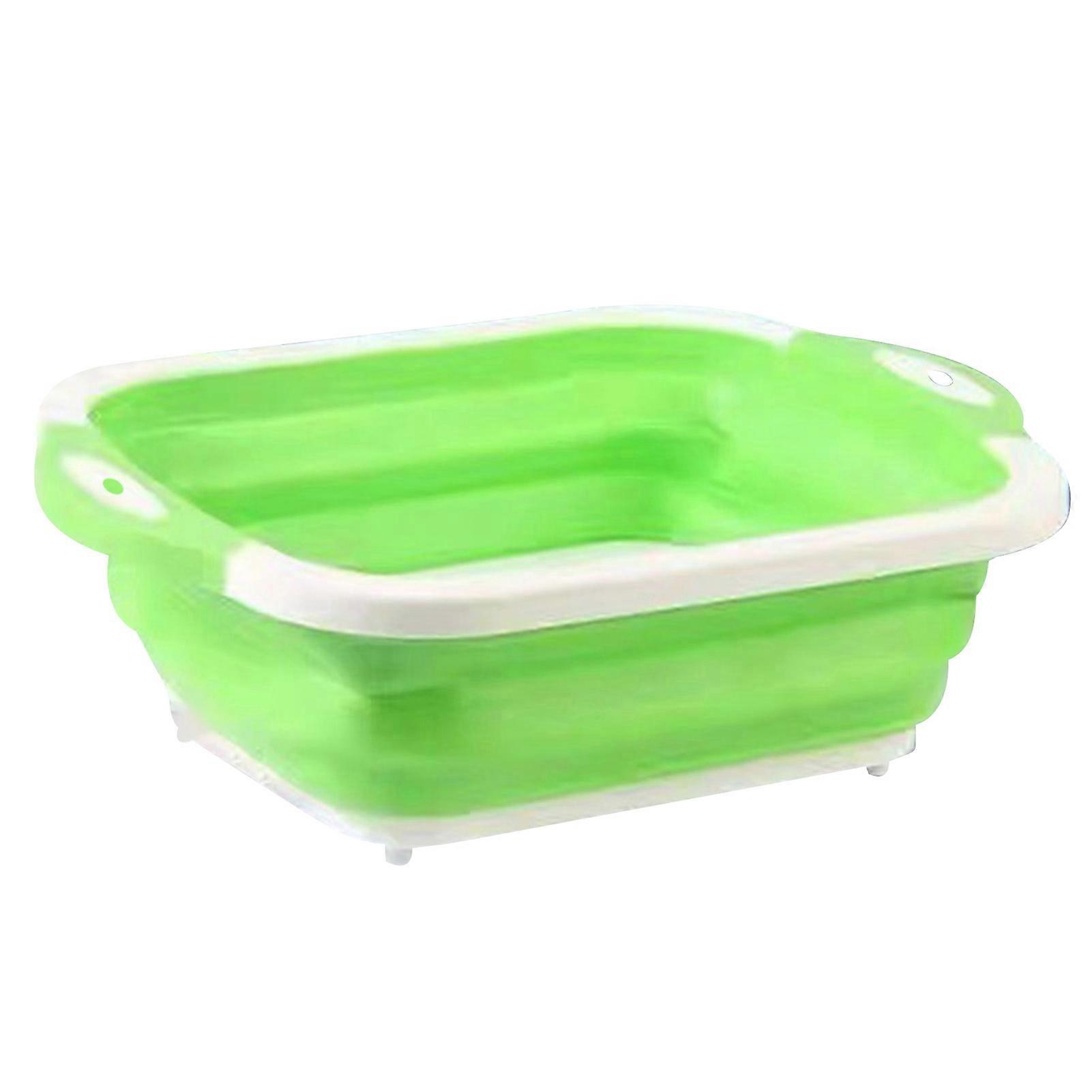 Folding Cutting Board with Deep Groove Design Anti-mildew Non-slip Easy to Clean Multifunctional Drainer Basket KAESI