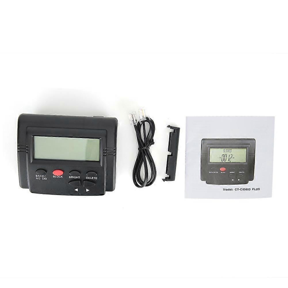 803PLUS Blacklist Nuisance Robocalls Blocking Call Blocker Landline Home Phone Black YEMMA