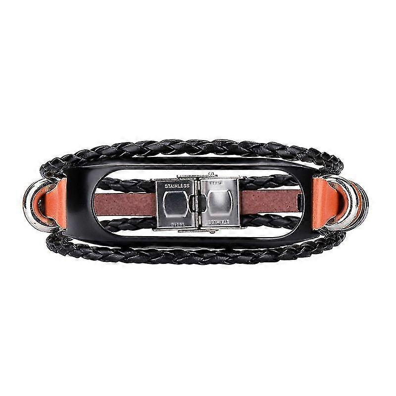 National Style Woven Rope Bracelet Metal Clasp Conjunction Wrist Strap Band