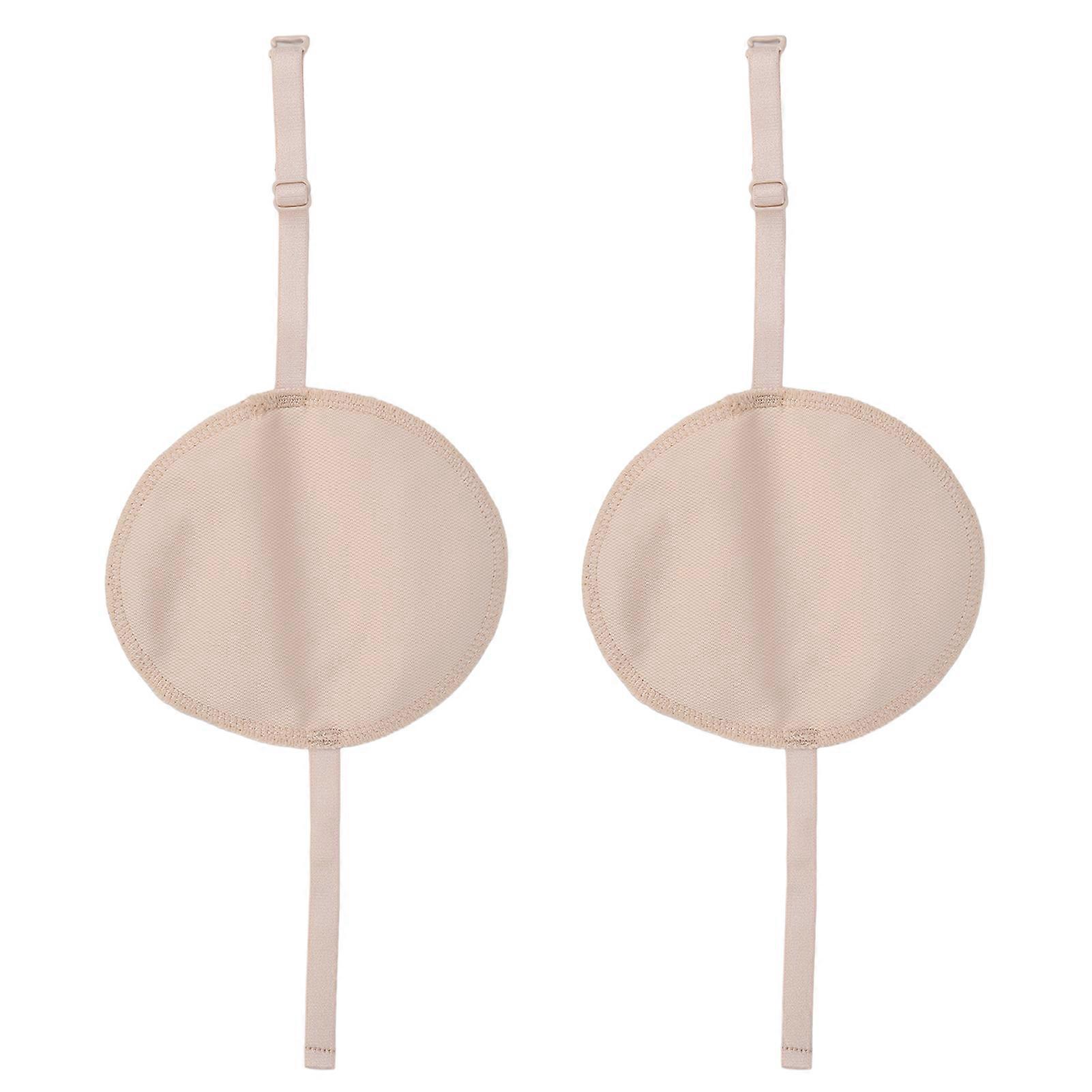 2pcs Underarm Pads Reusable Adjusted Breathable Cotton Armpit Sweat Strap Pads for Women Men