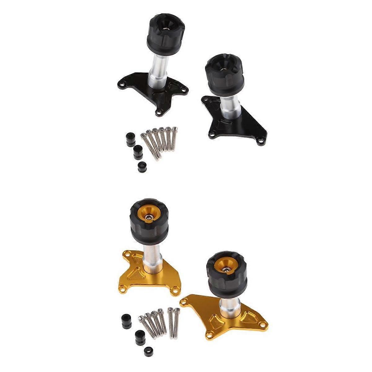 Frame Slider Crash Pad Falling Protector for Honda Grom MSX125 Gold/Black