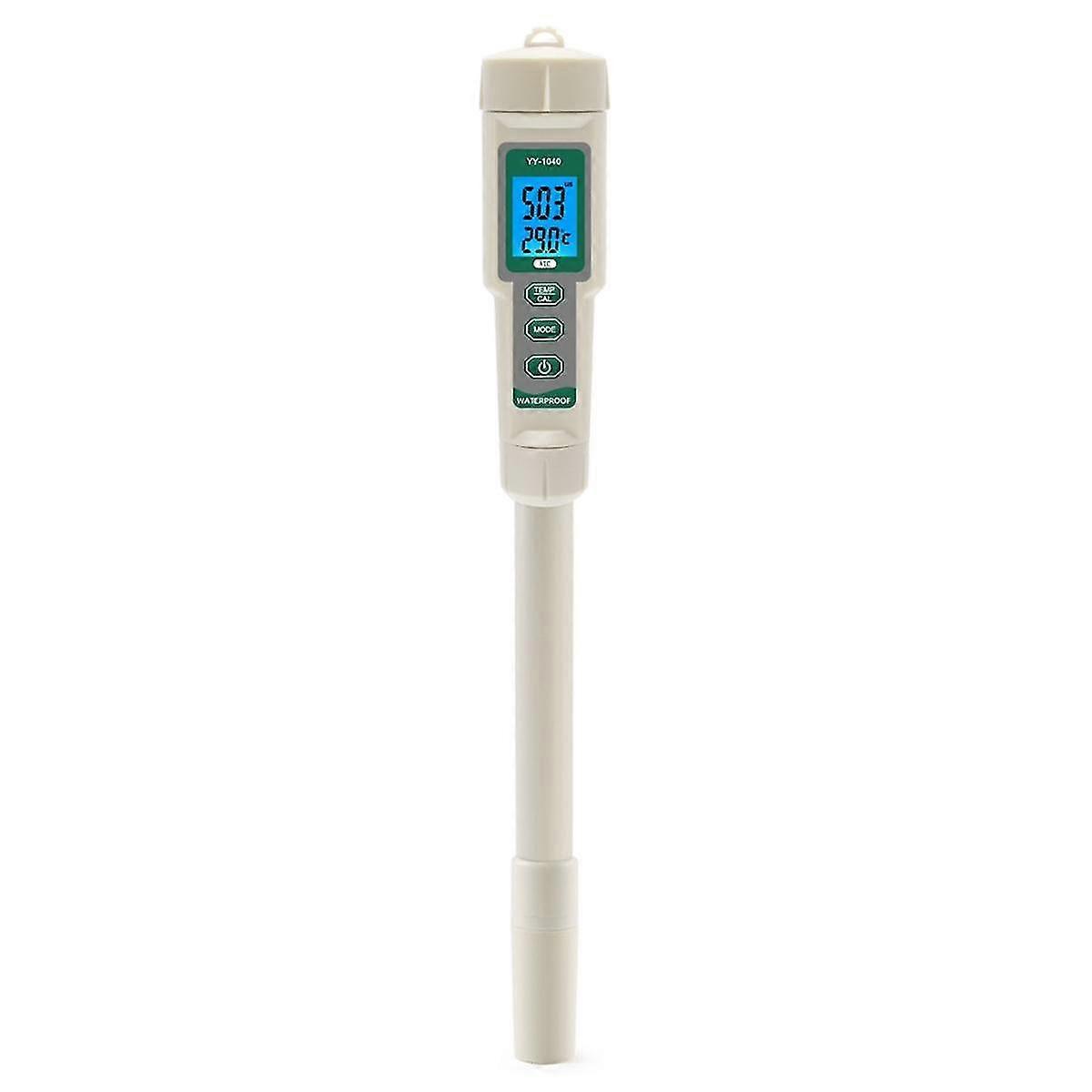Professional Hydroponic Meter 4 In 1 Ph Ec Tds Temp Tester Monitor Long Probes For Nutrient Solutions,swimming,aquarium
