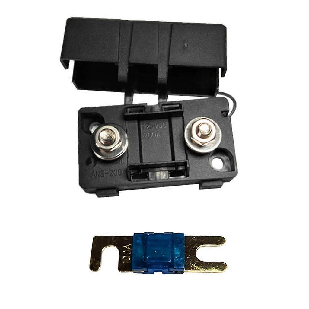 2x Automobile Auto Mini ANS Fuse Holder Fuse Box Block Dustproof Cover 100A