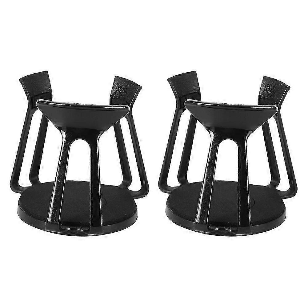 Universal Plastic 2Pcs Car Interior Water Cup Holder Paste Fixer Stopper Drink Bottle Stand Accessory