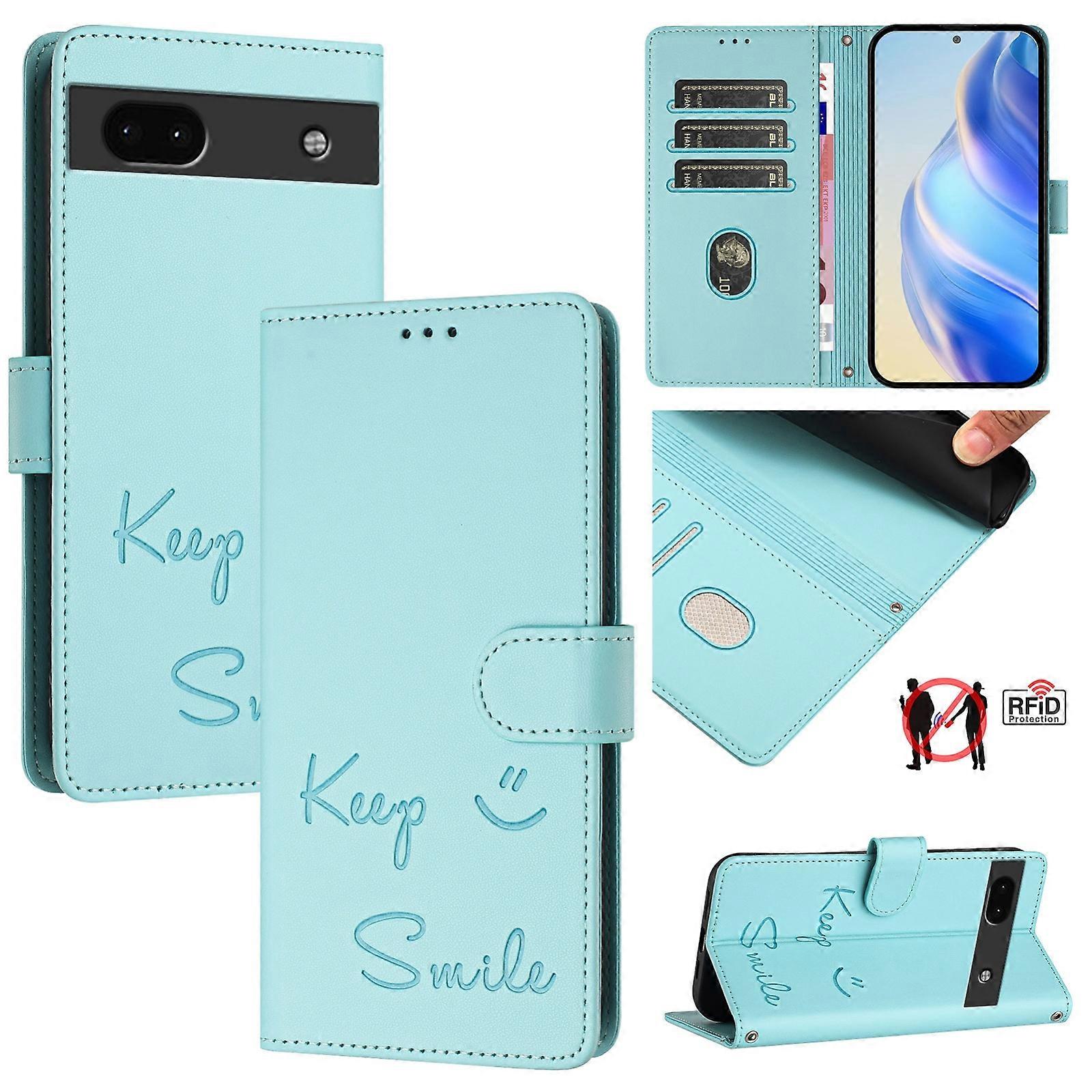 Smile RFID Leather Case For Google Pixel 6a