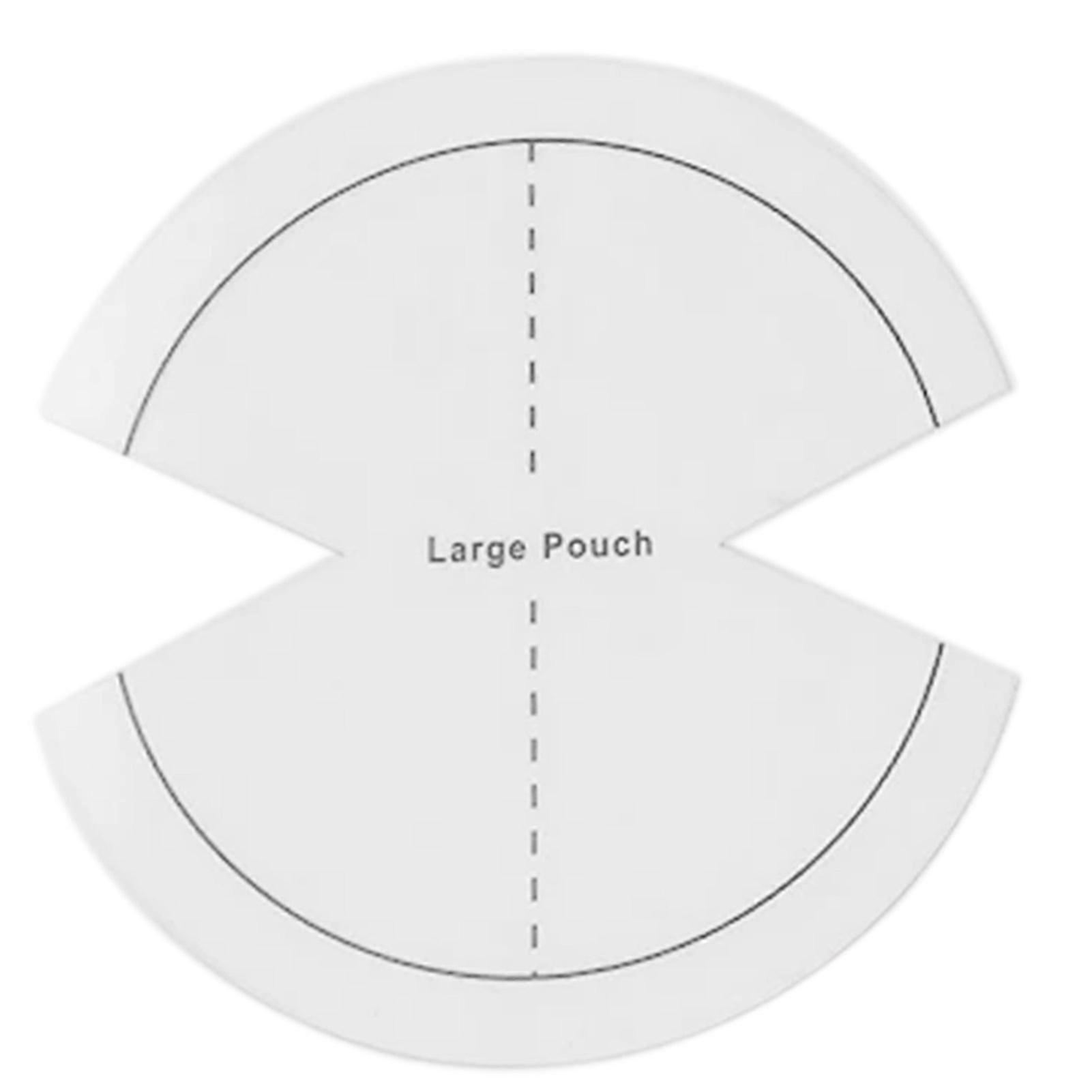 Acrylic Template Set for DIY Bee-tles Pouch Multifunctional Sewing Patchworks Ruler Professional DIY Sewing Tools