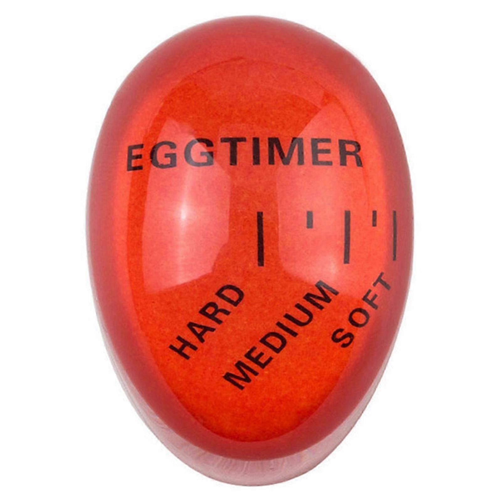 Egg Timer for Boiling Eggs - Color Changing Timer for Soft, Medium & Hard Boiled - Egg Thermometer & Kitchen Gadget