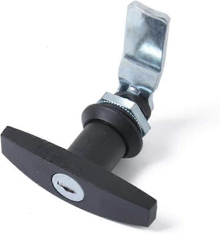 T-handle Lock With Key, Aluminum Alloy Trailer Door Latch T-handle Lock Universal