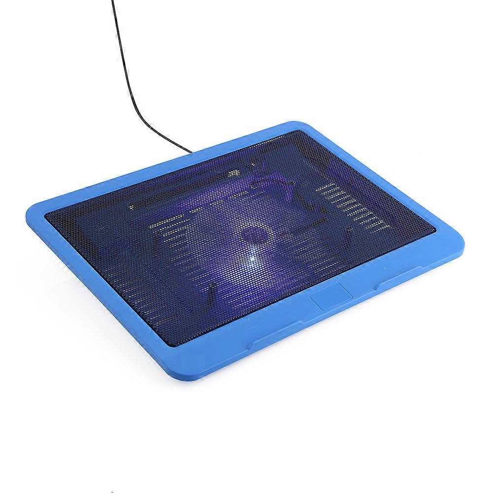 Notebook Cooler Laptop Cooling Pad Base With 200mm Big Silent Fan USB Stand For 14" Or Below Notebook Cooler Pad Holder Desk Fan