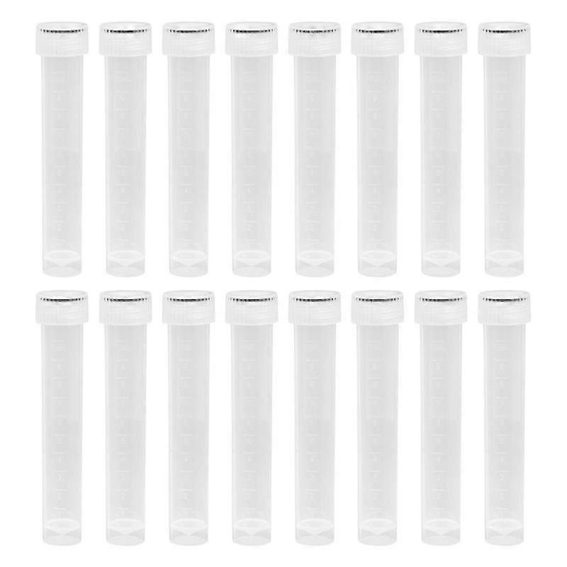 30 Pcs Plastic Test Tubes With Lids Clear Plastic Vials Sample Tubes For Craft