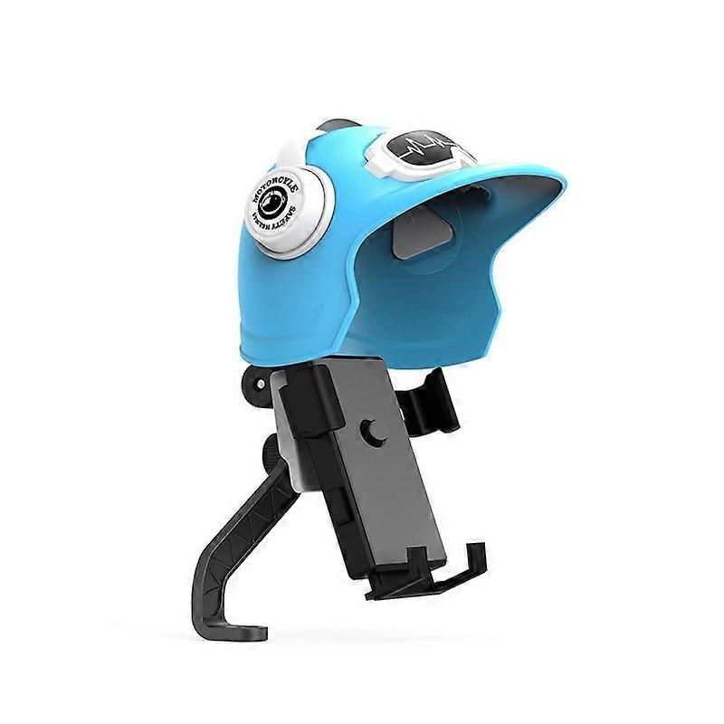 Motorcycle Phone Bracket ,Spec: Rearview Mirror Blue Rearview Mirror Blue