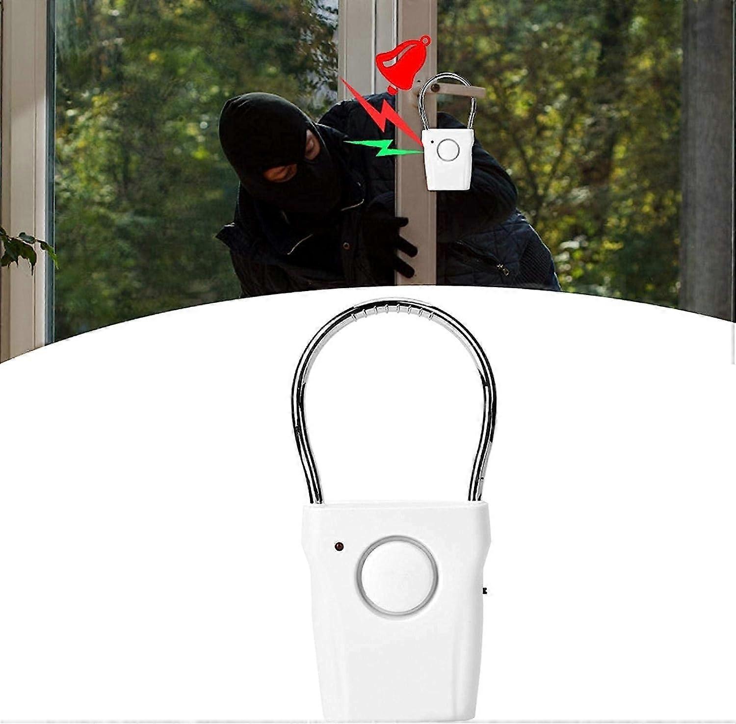 Door & Window Alarm, Door/Window Sensor, 120dB Touch Sensor Door Handle Alarm Anti-theft Vibration Window Burglar Alert Home Security