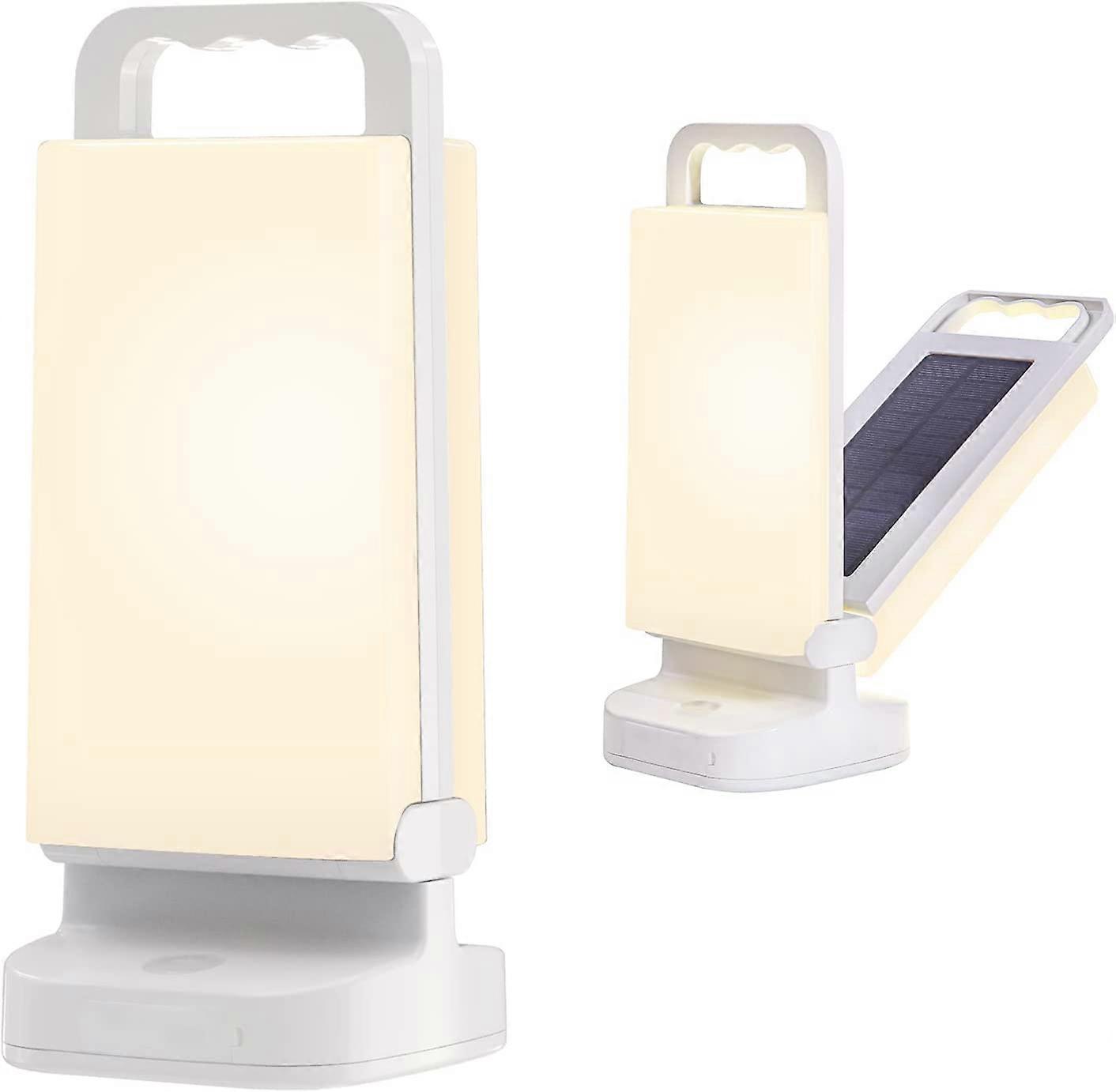 Rechargeable Camping Solar Light, Portable Brightness Adjustable Camping Lantern, 4400mAh Power Bank Backup, IP54 Waterproof LED Camping Lights for Ca