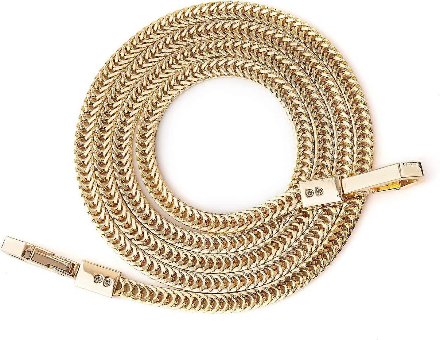Bag Chain 100cm Gold Purse Handle Replacement Chain with Swivel Claw Clasps Chain for Girls Shoulder Bag Purse Coin Purse