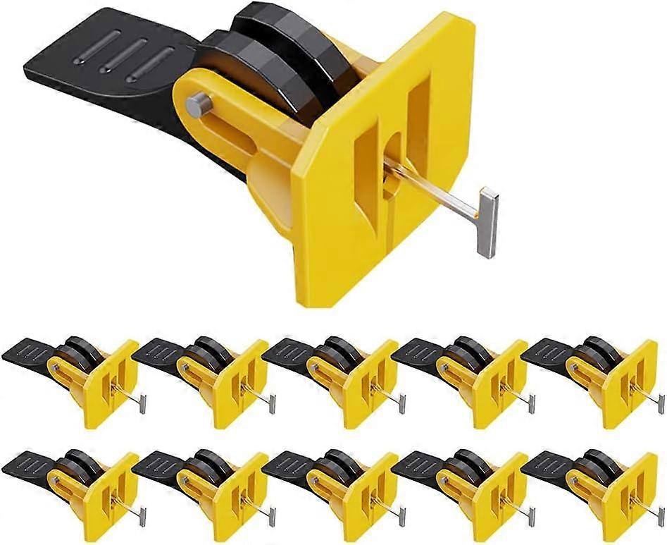 50 Pieces Set Construction Tools Tile Leveler Plastic Adjuster Positioning Artifacts Leveler Locator Spacers for Flooring Wall