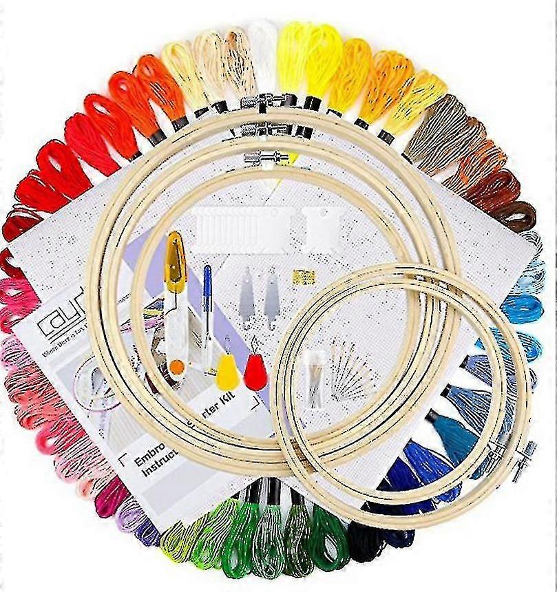 Embroidery Starter Kit Cross Stitch Tool Kit For Beginners WG