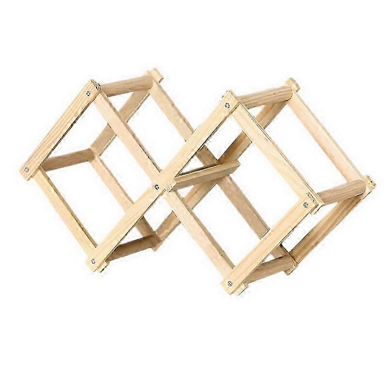 Wooden Wine Racks Wine Bottle Holder Wood Shelf Organizer Storage For Retro Display Cabinet A