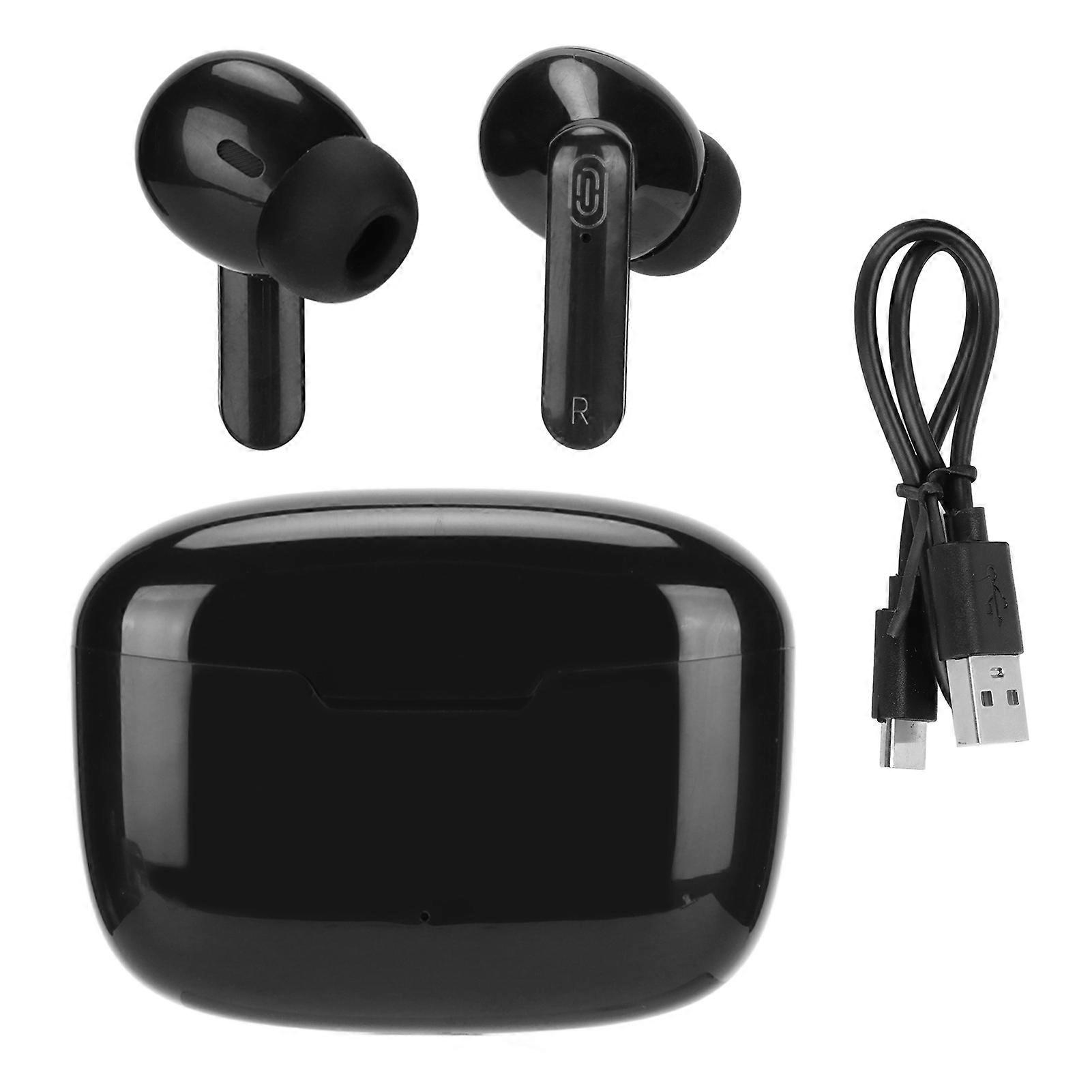 Language Translator Earbuds Multifunction 84 Languages Bluetooth Language Translator Device for Travel Shopping Black Black