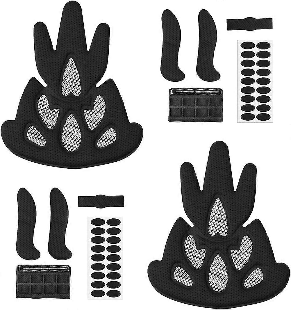 2 Sets Bicycle Helmet Foam Pads, Universal Replacement Pads, Motorcycle Cycling Helmet Accessories