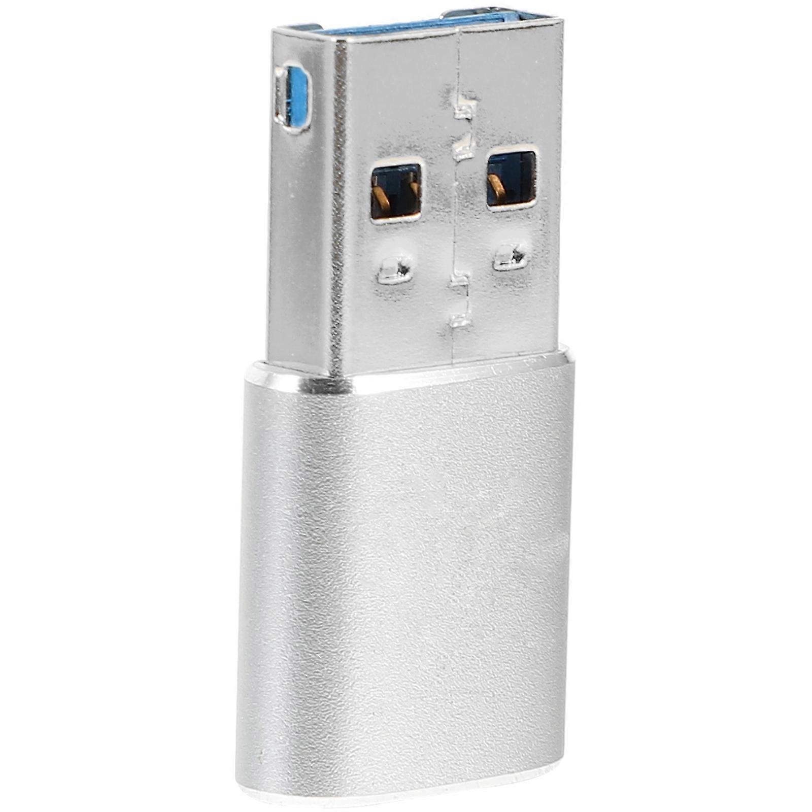 Mini Reader USB 3.0 SuperSpeed USB 5 Gpbs Micro SD Memory Reader Adapter (Silver)