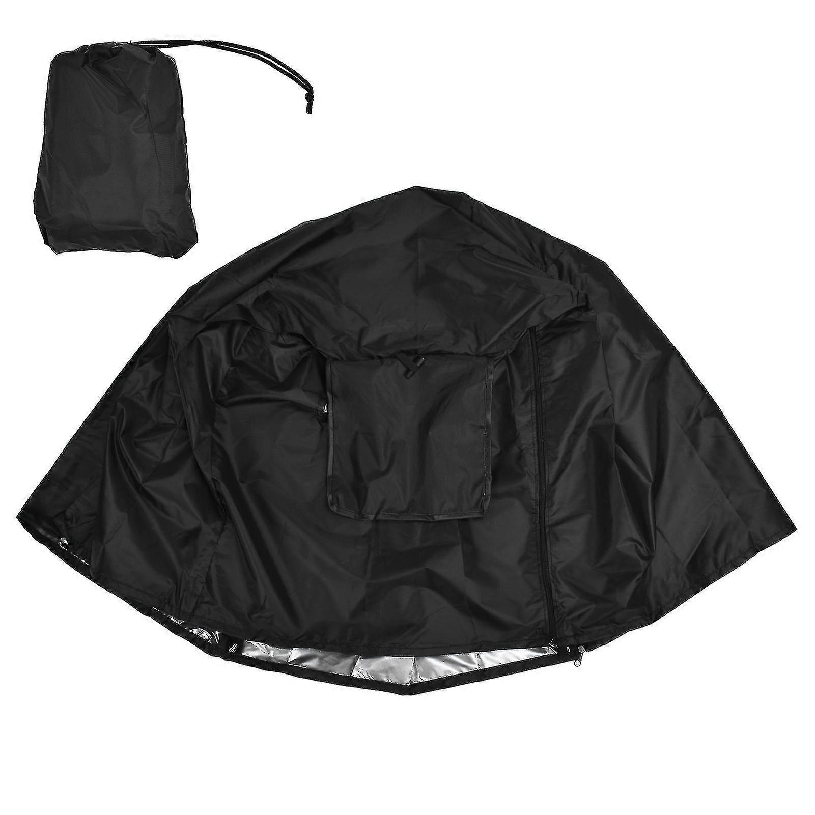 Black Waterproof Pet Kennel Cover for Wire Dog Cages - Outdoor Sunshade 79x53x50.8cm