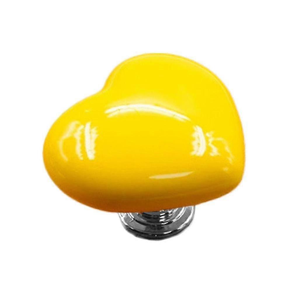 Simple Love Heart Shaped Colorful Toilet Tank Button Aid, Portable Toilet Water Tank Auxiliary Push Button Flush Replacement