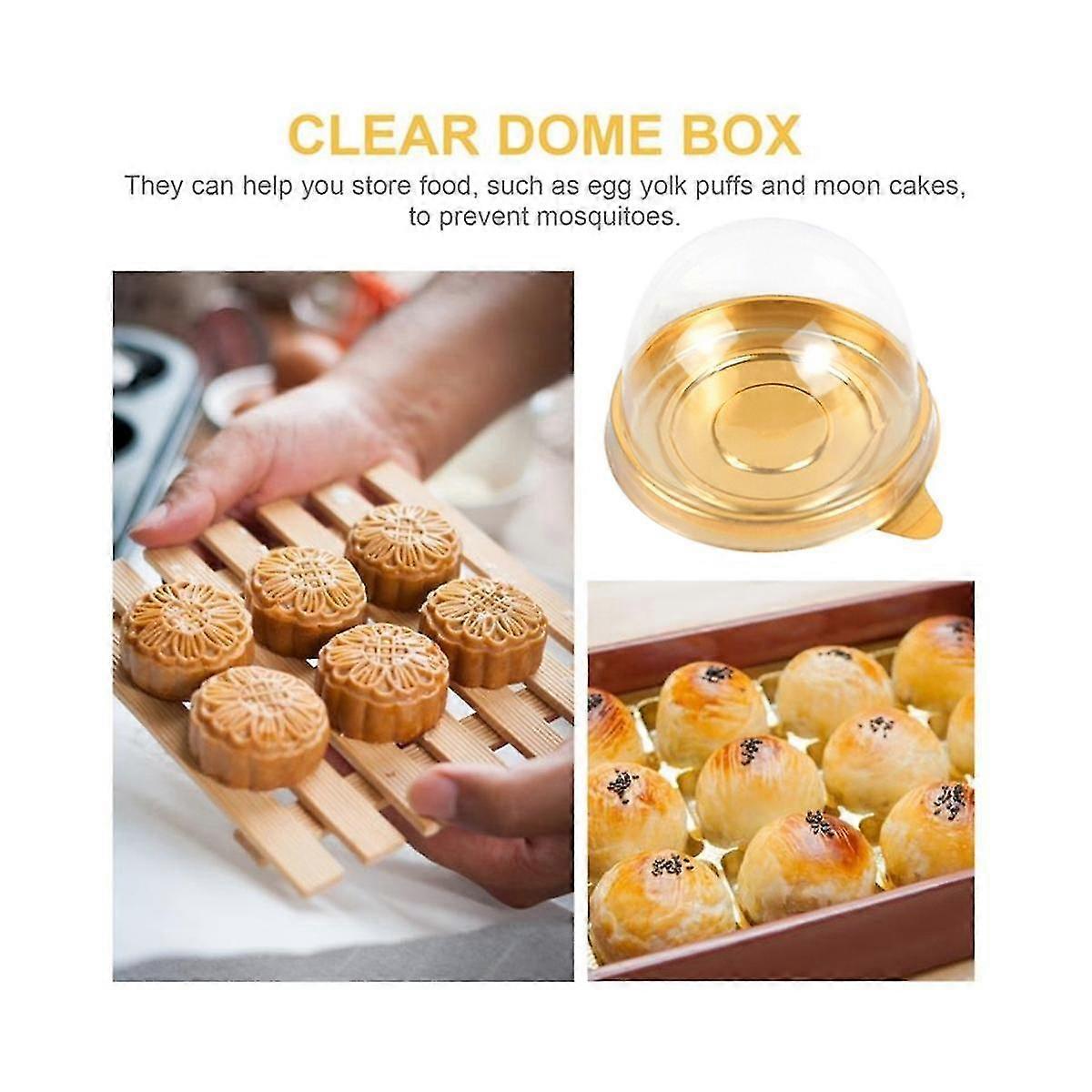 200pcs Kotak Makanan Penutup Mini Wadah Cupcake Pastry Kemasan Kue Kotak Pesta Pernikahan Perlengkapan Hadiah Natal