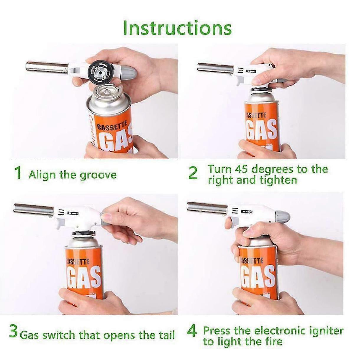 Blow Welding Gas Torch Fire Bird Lighter Buttan Soldering Iron Gun Bbq Burner