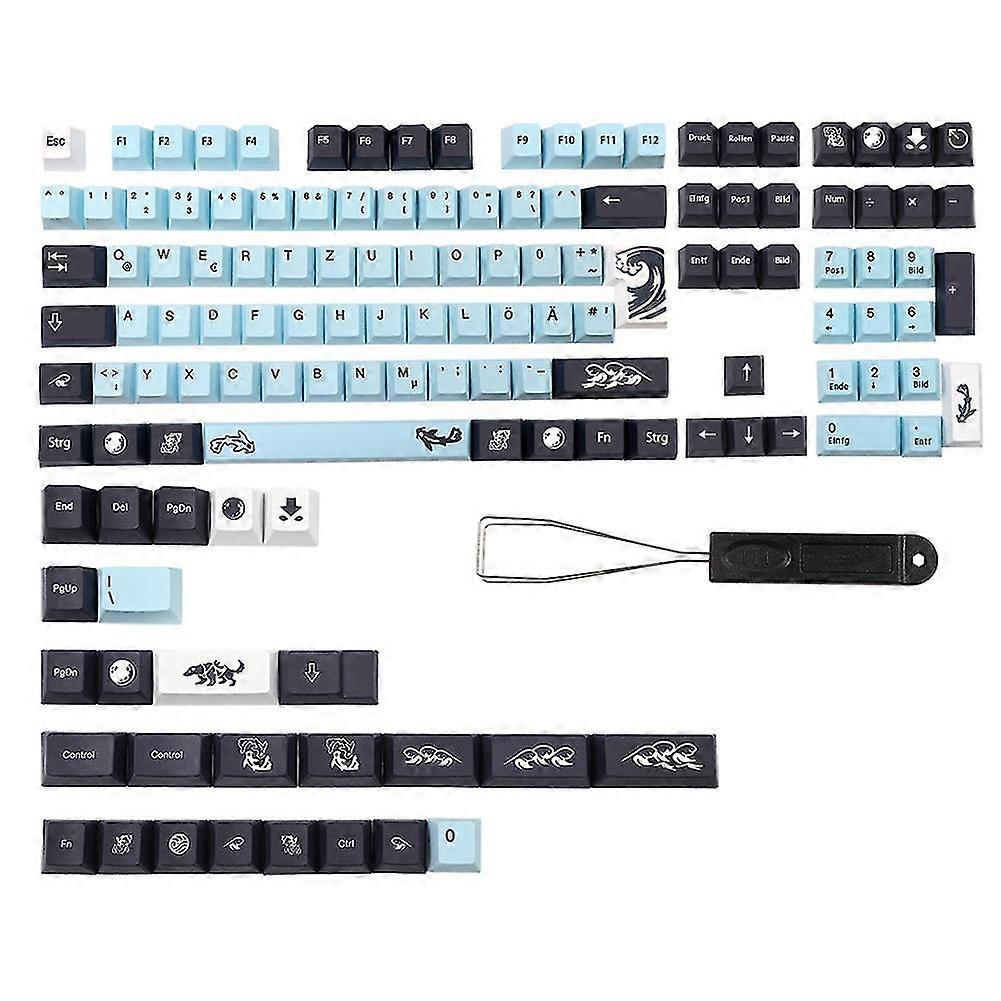 109 Key Mizu Keycap De Iso Layout Pbt Keycaps For Mx Switch Mechanical Gaming Keyboard Cherry Profi