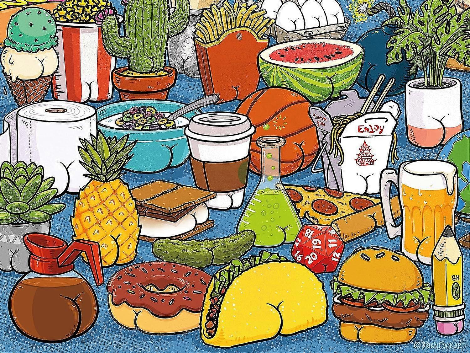 بريان كوك - بوتس أون ثينجز - 1000/500/300 قطعة بانوراما لغز