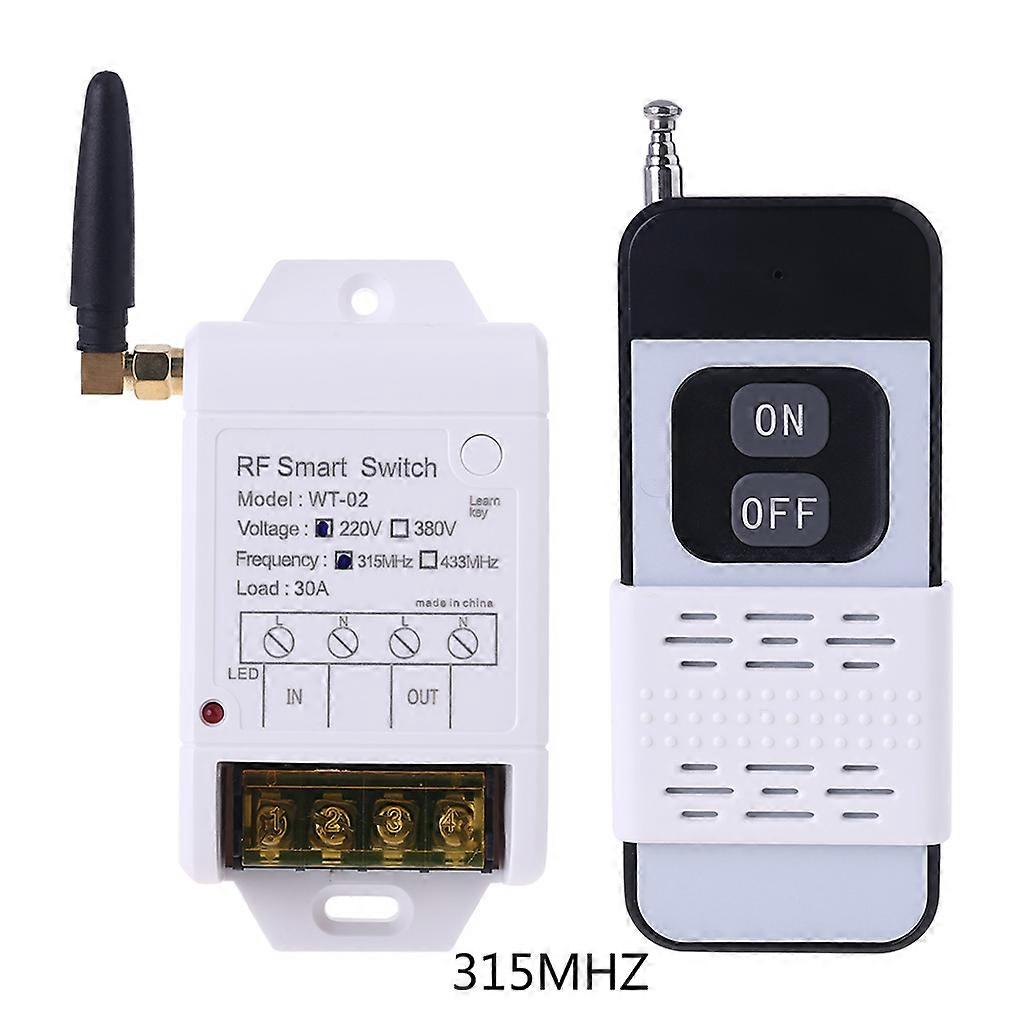 220V 380V 30A Wireless Remote Control Switch Receiver High Sensitivity Receiving