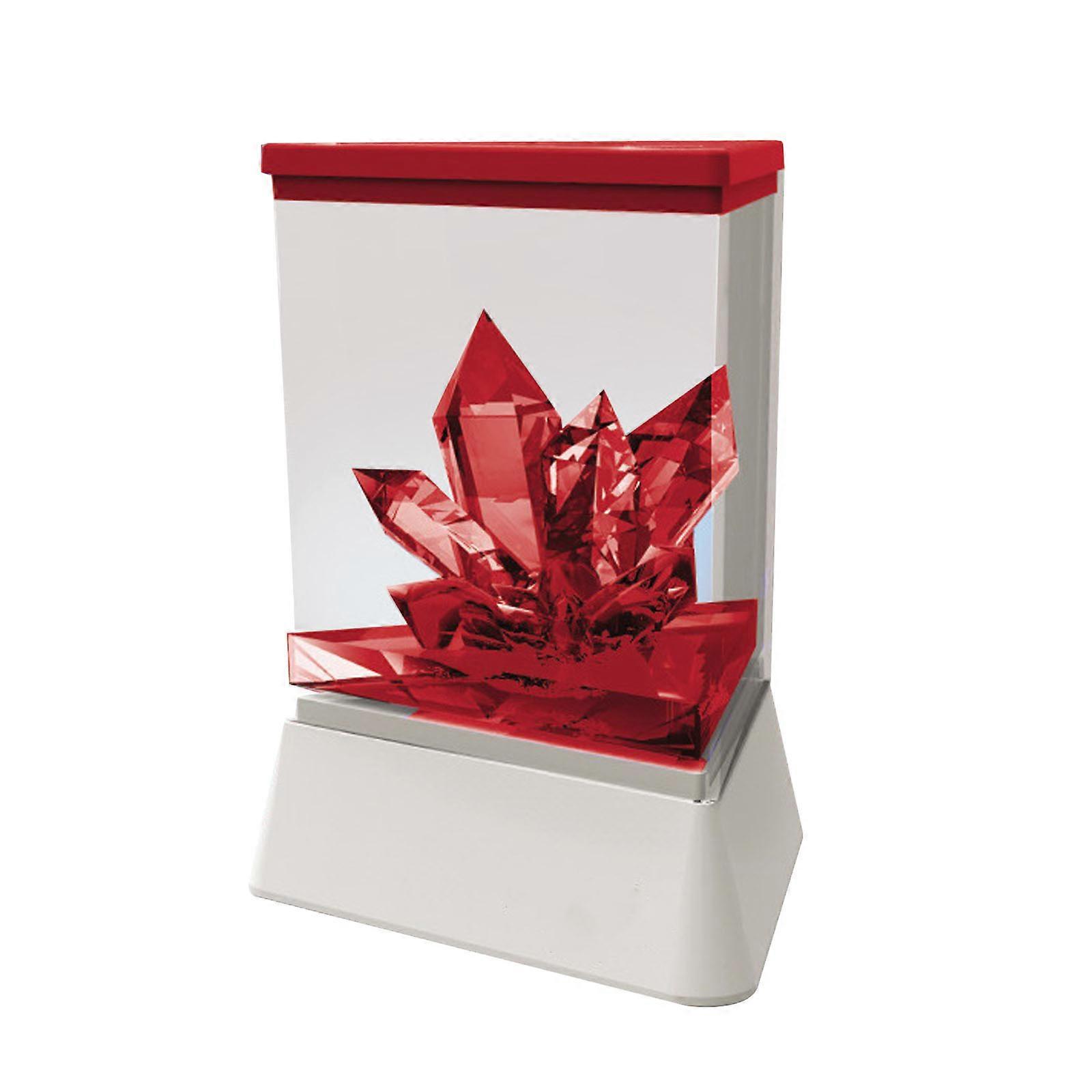 DIY Growing Crystal Kits Toy Red Plant Bonsai Teens Exploring Science Playset