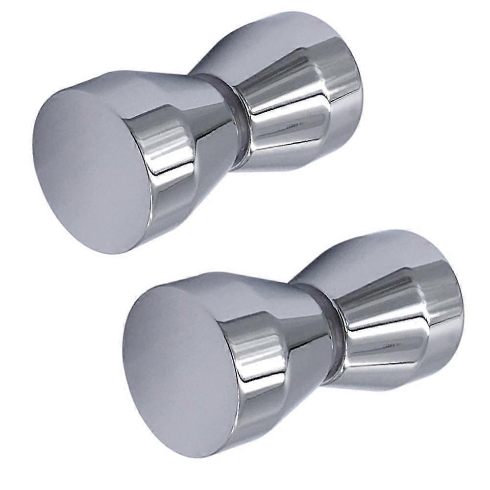 2 Pieces Door Handle Dresser Door Knob Aluminum Alloy Chrome Handle, Aluminum Alloy 6cm x 3cm