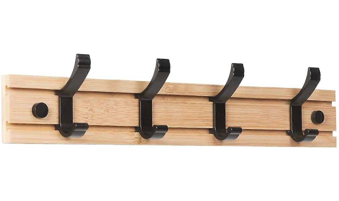 Coat Hooks, Wooden, Movable Hooks