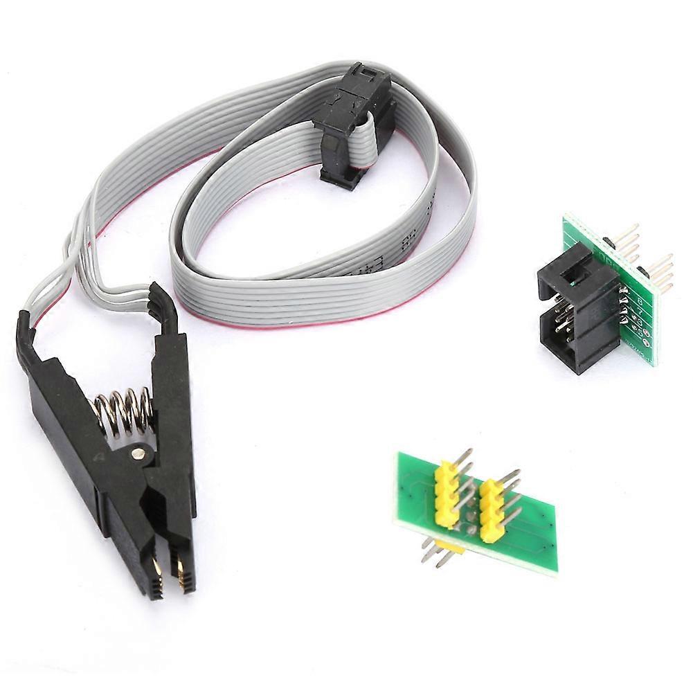 SOIC8 SOP8 Flash Chip IC Test Clip Programming Socket Adapter Board Cable