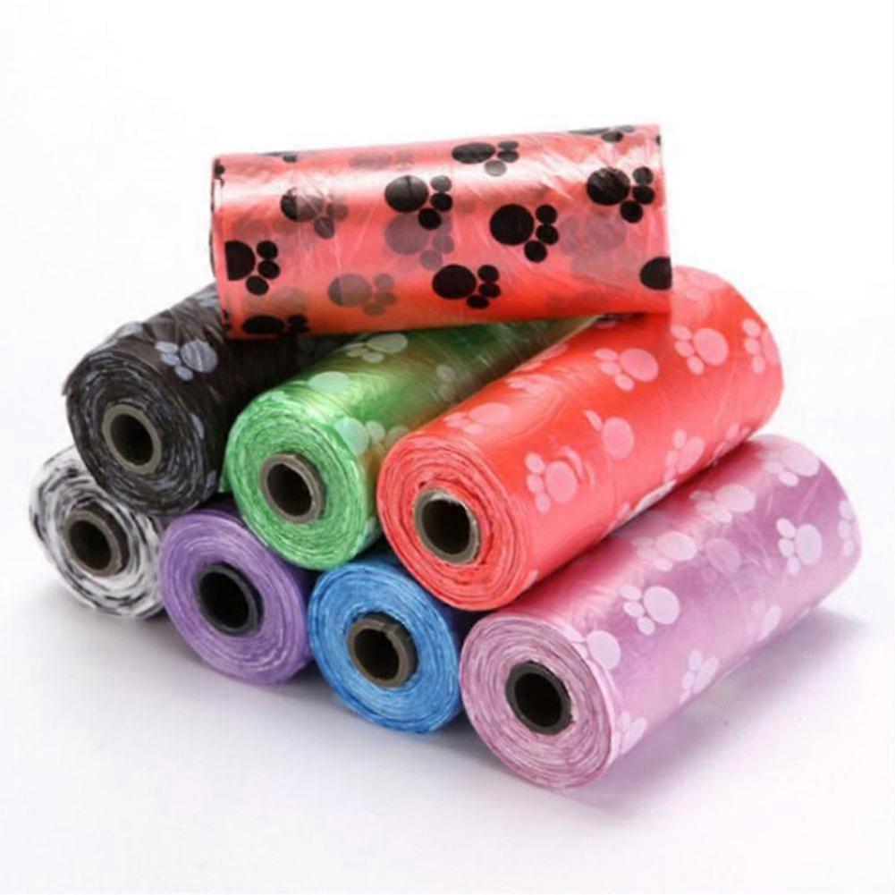 100% Compostable Dog Poop Bags 50/20/10 Rolls, Vegetable-Based, Unscented, Refillable