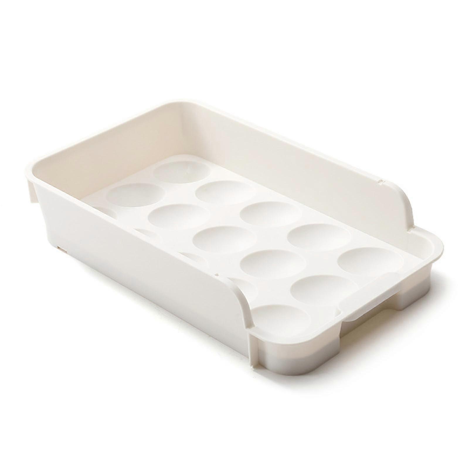 Large Capacity Egg Container for Refrigerator BPA Free Egg Organizer for Case